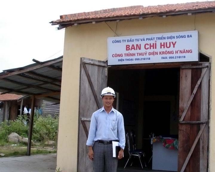 Văn phòng Ban chỉ huy Công trình thủy điện Krông H'năng  2006   