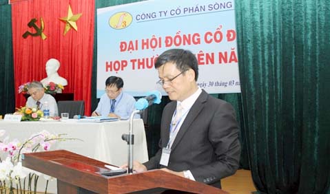 Ông Đinh Châu Hiếu Thiện - Chủ tịch HĐQT – phát biểu